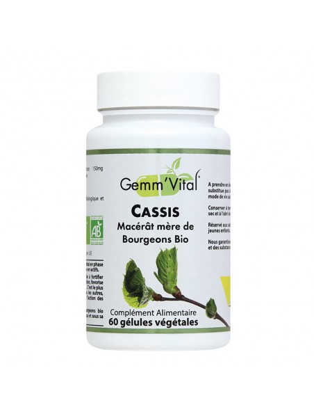 Image principale de Cassis Bourgeon Bio - Articulations 60 gélules végétales - Vit'all+