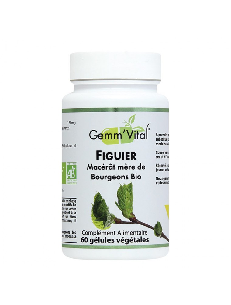 Image principale de la modale pour Figuier Bourgeon Bio - Stress et Digestion 60 gélules végétales - Vit'all+