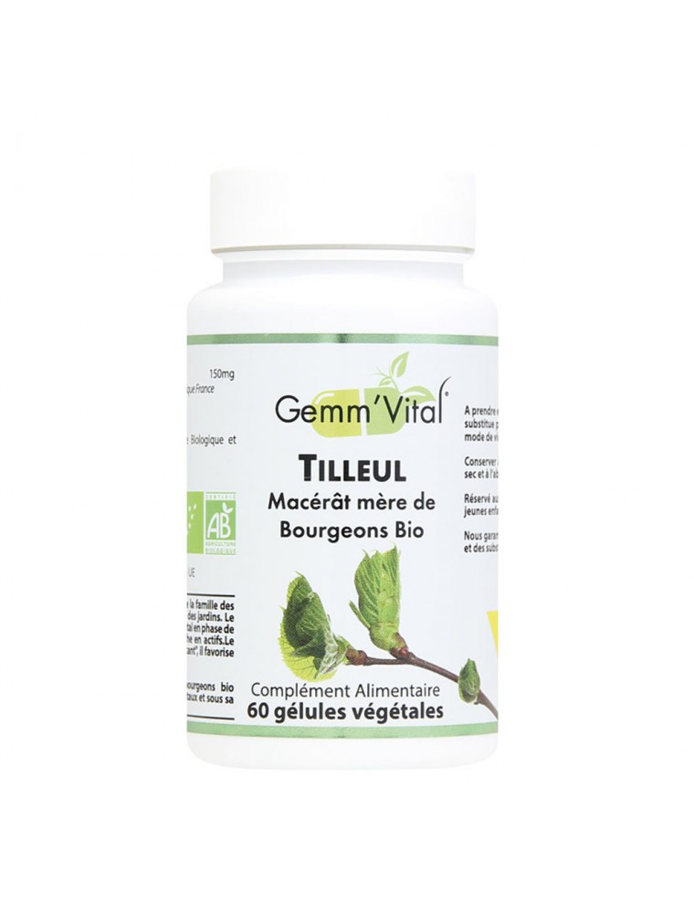 Image principale de la modale pour Tilleul Bourgeon Bio - Détente et Sommeil 60 gélules végétales - Vit'all+