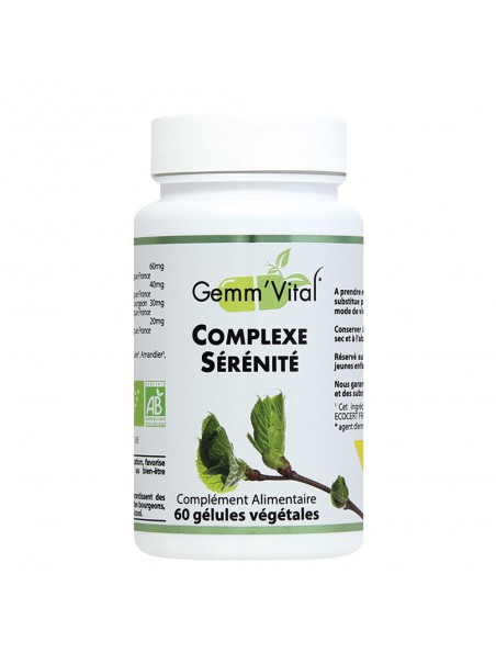 Image principale de Complexe Sérénité Bio - Bien-Être Physique et Mental 60 gélules végétales - Vit'all+