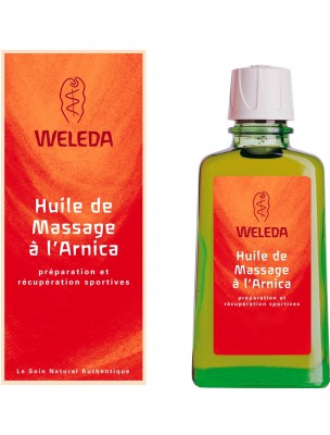 Image de Huile de Massage à l'Arnica - Réchauffe et détend les muscles 200 ml - Weleda depuis Huiles de massages tonifiantes et relaxantes