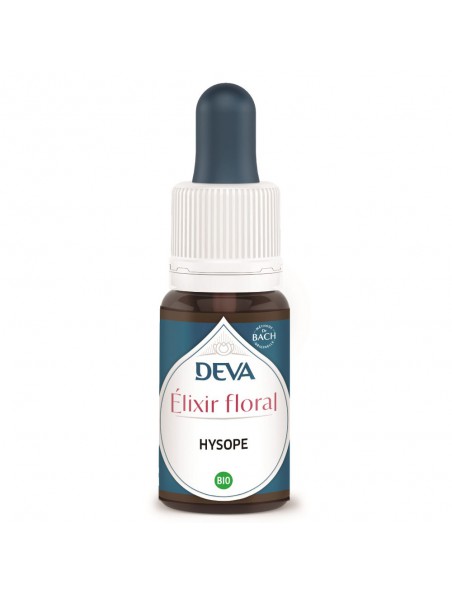 Achetez Hysope Bio - Repentir et Pardon Elixir floral 15 ml - Deva à l'herboristerie Louis Image principale de Hysope Bio - Repentir et Pardon Elixir floral 15 ml - Deva