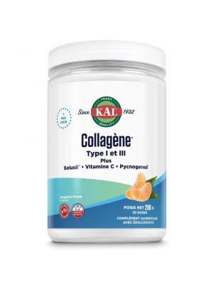 Image de Collagène Type I et III - Articulations et Muscles 298 g - KAL via Achetez L-Lysine 1000 mg - Acide Aminé 50 capsules - Solgar