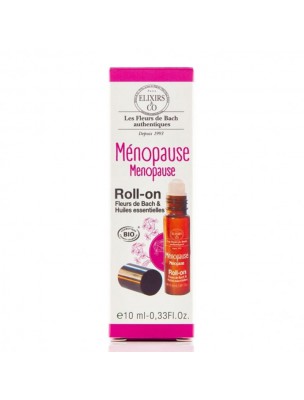 Image de Roll-on Ménopause Bio aux Fleurs de Bach 10 ml - Elixirs and Co depuis Commandez les produits Elixirs and Co à l'herboristerie Louis