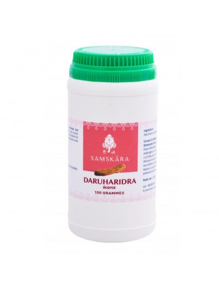 Achetez Daruharidra écorce poudre - Peau et Digestion 100g - Samskara à l'herboristerie Louis Image principale de Daruharidra écorce poudre - Peau et Digestion 100g - Samskara