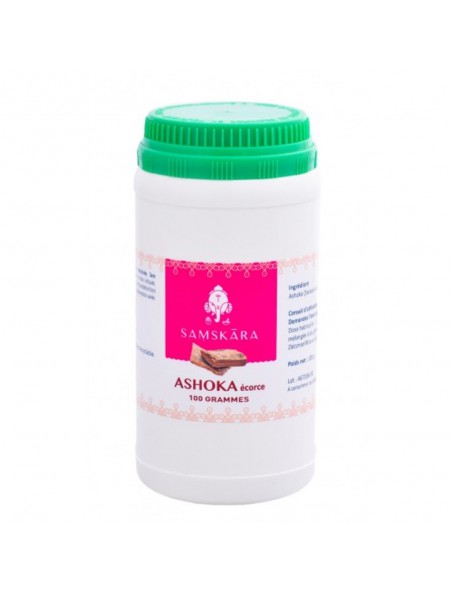 Achetez Ashoka écorce poudre - Confort Féminin 100g - Samskara à l'herboristerie Louis Image principale de Ashoka écorce poudre - Confort Féminin 100g - Samskara