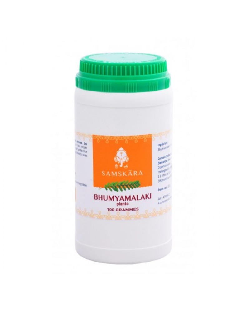 Image principale de la modale pour Bhumyamalaki plante poudre - Digestion et Respiration 100g - Samskara