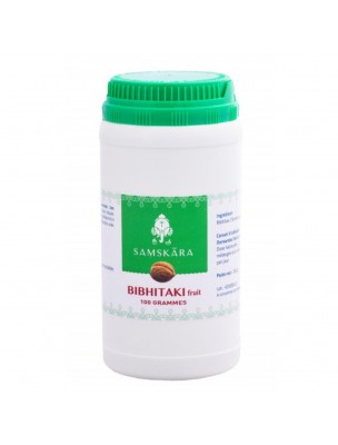 Image de Bibhitaki fruit poudre - Détox 100g - Samskara via Haritaki fruit - Détox 125 gélules - Samskara