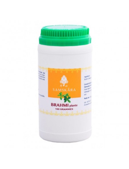Achetez Brahmi plante poudre - Mémoire 100g - Samskara à l'herboristerie Louis Image principale de Brahmi plante poudre - Mémoire 100g - Samskara