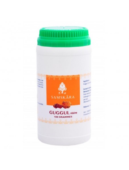 Image principale de Guggul résine poudre - Cholestérol 100g - Samskara