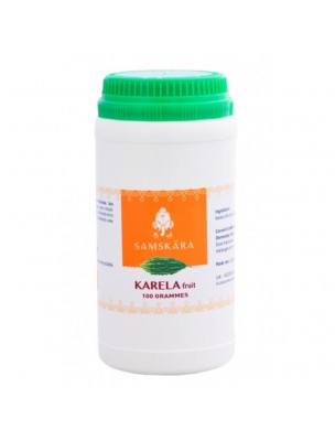Image de Karela fruit poudre - Glycémie normale 100g - Samskara depuis Achetez les produits Samskara à l'herboristerie Louis