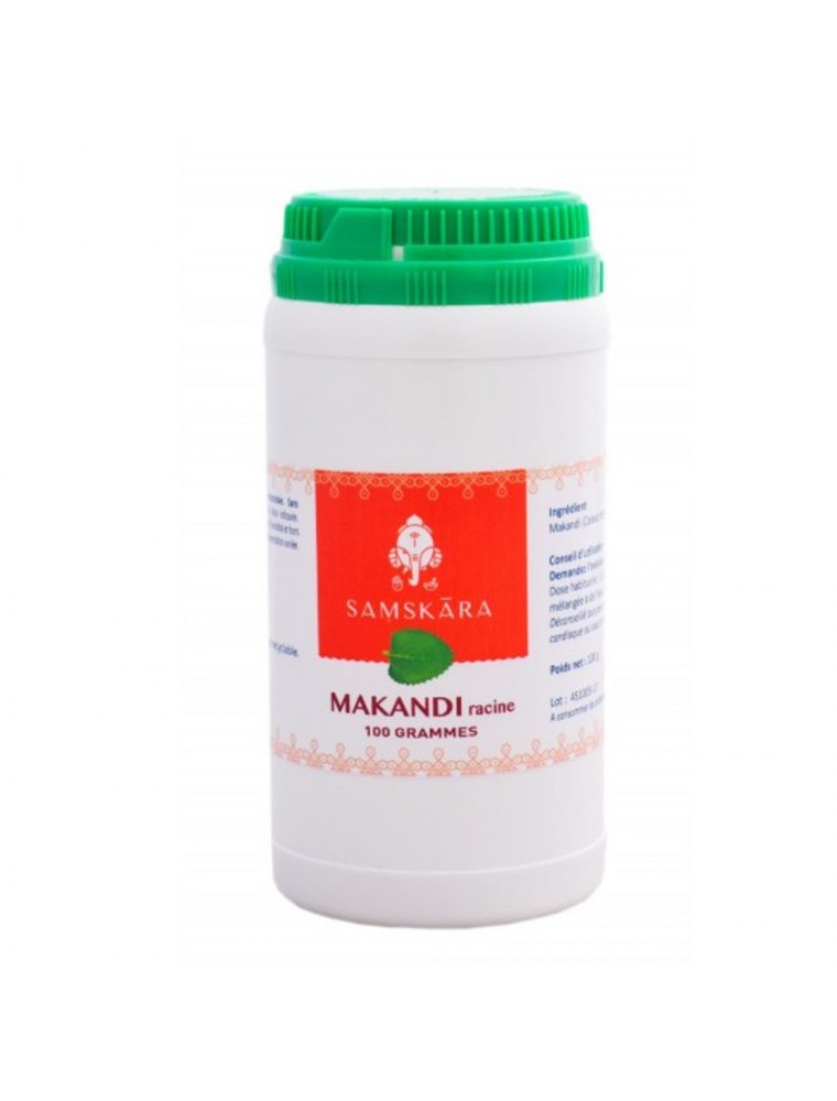 Image principale de la modale pour Makandi racine poudre - Métabolisme 100g - Samskara