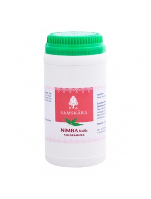 Image de Nimba feuille poudre - Peau et Glycémie normale 100g - Samskara depuis Achetez les produits Samskara à l'herboristerie Louis (3)