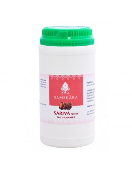 Achetez Sariva racine poudre - Voies Urinaires 100g - Samskara à l'herboristerie Louis Image principale de Sariva racine poudre - Voies Urinaires 100g - Samskara
