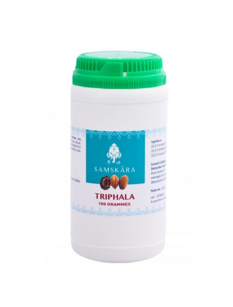 Image principale de la modale pour Triphala poudre - Digestion 100g - Samskara