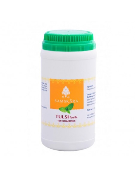 Image principale de Tulsi feuille poudre - Respiration 100g - Samskara