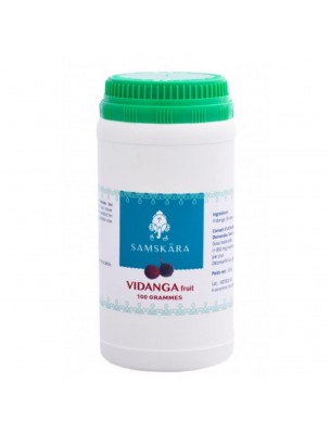 Image de Vidanga fruit poudre - Défenses naturelles 100g - Samskara depuis Achetez les produits Samskara à l'herboristerie Louis (4)