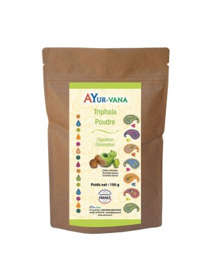 Image de Triphala poudre - Digestion et Elimination 150 grammes - Ayur-Vana via Acheter Christmas Tea Bio - Rooibos de Noël 17 sachets - Yogi