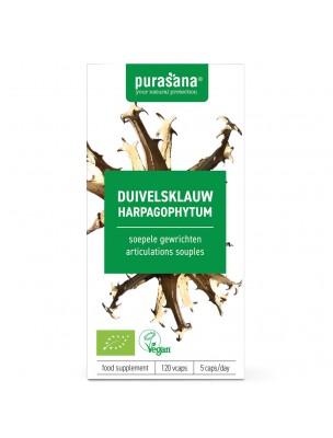 Image de Harpagophytum Bio - Articulations 120 gélules - Purasana via Huile de Massage à l'Arnica - 200 ml - Weleda