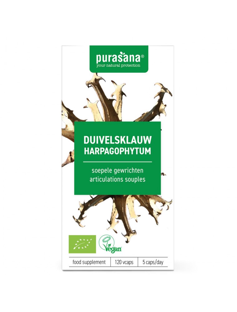 Image principale de la modale pour Harpagophytum Bio - Articulations 120 gélules - Purasana