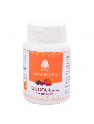 Image de Guggul resin - Cholesterol 125 capsules - Samskara depuis Plants for good cholesterol