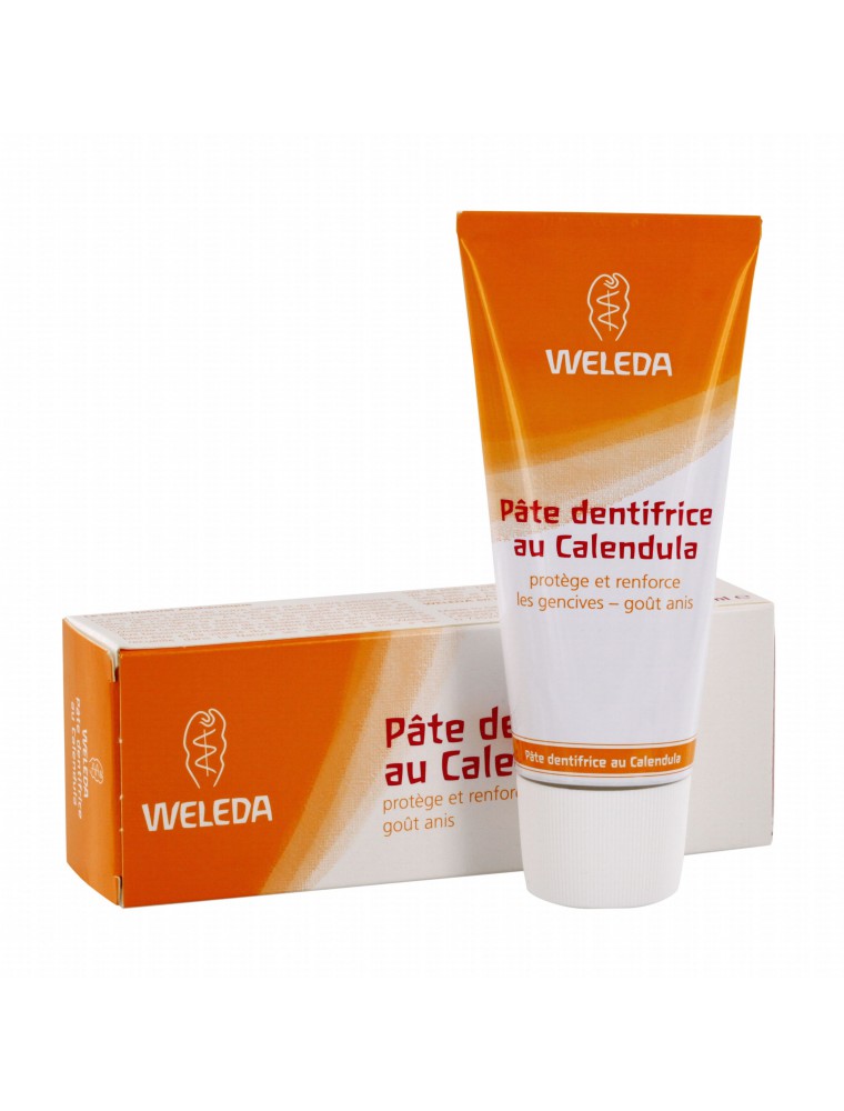 Image principale de la modale pour Dentifrice au Calendula - Protection naturelle contre les caries 75 ml - Weleda