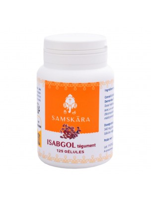 Image de Isabgol tégument - Digestion 125 gélules - Samskara depuis Achetez les produits Samskara à l'herboristerie Louis