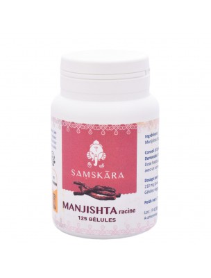 Image de Manjishta racine - Peau 125 gélules - Samskara depuis Achetez les produits Samskara à l'herboristerie Louis