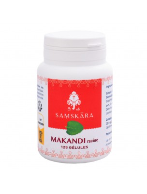 Image de Makandi racine - Métabolisme 125 gélules - Samskara depuis Achetez les produits Samskara à l'herboristerie Louis (2)