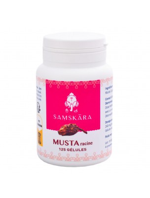 Image de Musta racine - Digestion 125 gélules - Samskara depuis Achetez les produits Samskara à l'herboristerie Louis
