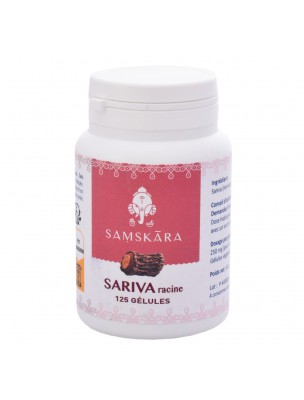 Image de Sariva racine - Voies Urinaires 125 gélules - Samskara depuis Médecine ayurvédique : plantes et remèdes naturels pour une santé équilibrée (3)
