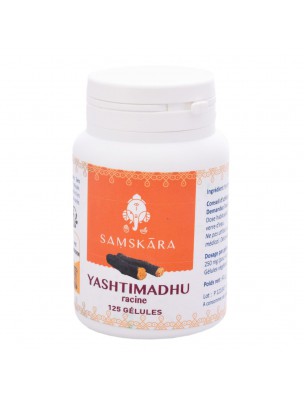 Image de Yashtimadhu racine - Digestion 125 gélules - Samskara depuis Commandez les produits Samskara à l'herboristerie Louis