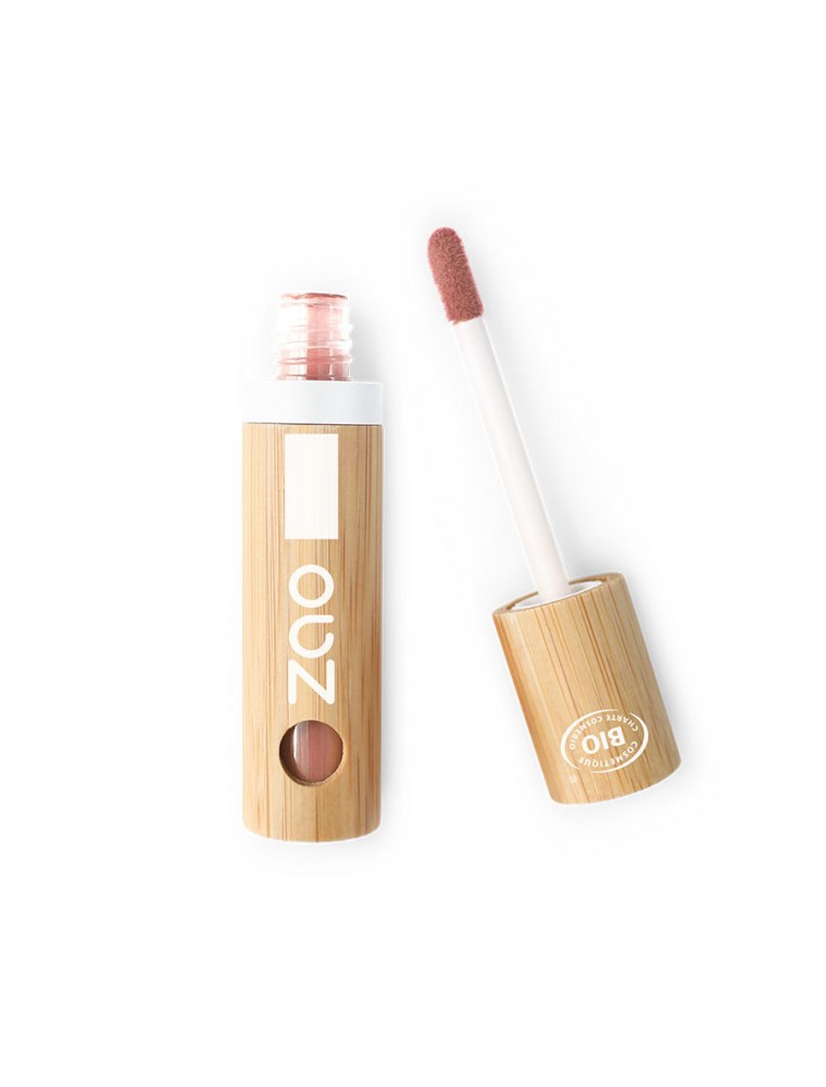 Image principale de la modale pour Encre à lèvres Bio - Rose Nude 445 3,8 ml - Zao Make-up