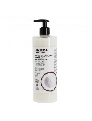 Image de Après-Shampoing Bio - Démêlant et Protecteur 500 ml - Phytema depuis Recharge Ombre à paupières nacrée rectangle Bio - Brun gris 107 - Zao Make-up