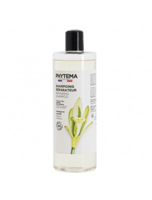 Image de Shampoing Réparateur Bio - Cheveux secs et cassants 500 ml - Phytema depuis Achetez les produits Phytema à l'herboristerie Louis