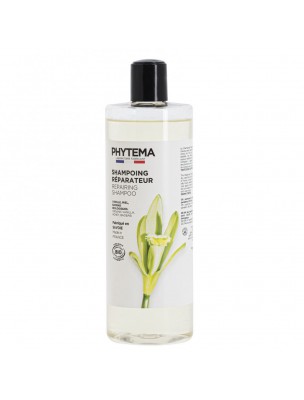 Image de Shampoing Réparateur Bio - Cheveux secs et cassants 500 ml - Phytema via Dr Hauschka - Lait Crème pour le Corps Bergamote Citronnelle