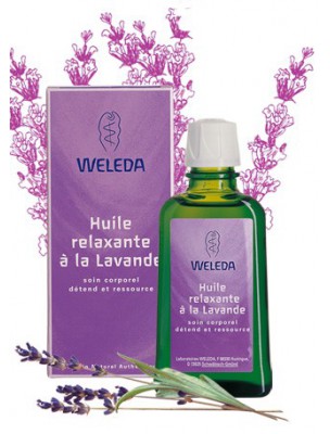 Image de Huile relaxante à la Lavande - Détend et ressource 100 ml - Weleda depuis Produits de phytothérapie et d'herboristerie pour prendre soin de votre corps - Vente en ligne