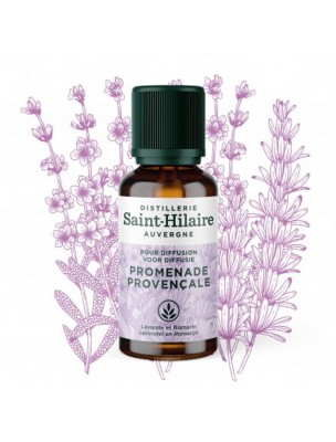 Image de Promenade Provençale Bio - Synergie à Diffuser 30 ml - De Saint-Hilaire depuis Commandez les produits De Saint-Hilaire à l'herboristerie Louis