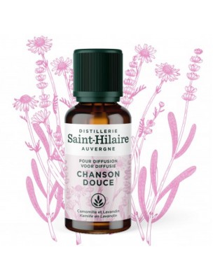 Image de Chanson Douce Bio - Synergy Diffuser 30 ml - France De Saint-Hilaire depuis Relaxing complexes to diffuse