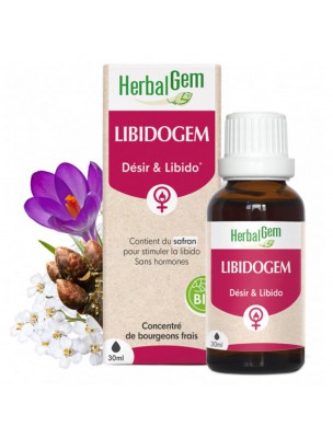 Image de LibidoGEM Bio - Désir et Libido 30 ml - Herbalgem via Acheter OptiGEM GC12 - Vue 30 ml -