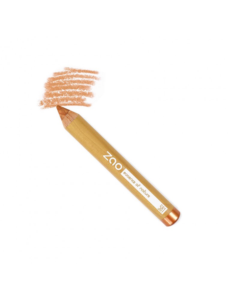 Image principale de la modale pour Crayon Jumbo Yeux Bio - Cuivré 581 2,1 grammes - Zao Make-up