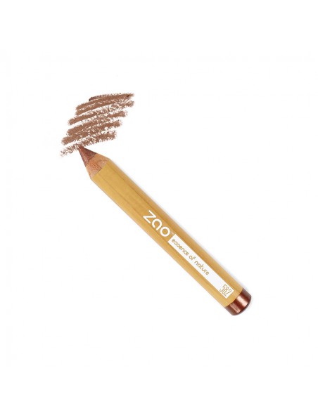 Image principale de Crayon Jumbo Yeux Bio - Brun Irisé 582 2,1 grammes - Zao Make-up