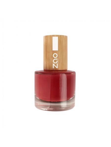 Image principale de Vernis à ongles Bio - 679 Rouge Toscane 8 ml - Zao Make-up