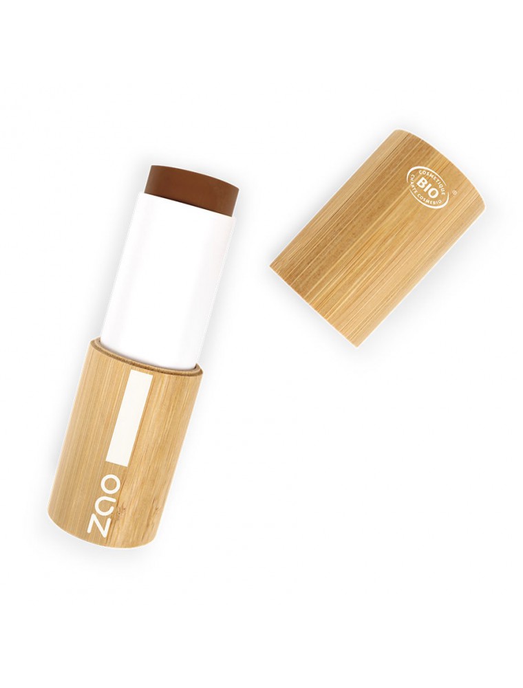 Image principale de la modale pour Fond de Teint Stick Bio - Brun chocolat 782 10 grammes - Zao Make-up