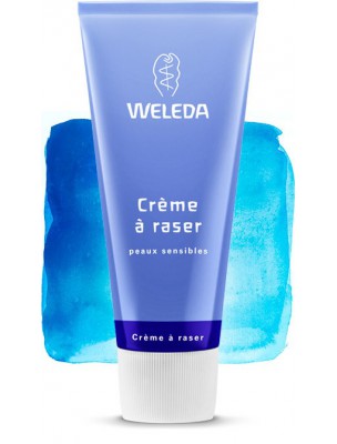 Image de Crème à raser - Protège et soigne en douceur 75 ml - Weleda via Shampooing Cad.Hom 65 g - Pachamamaï