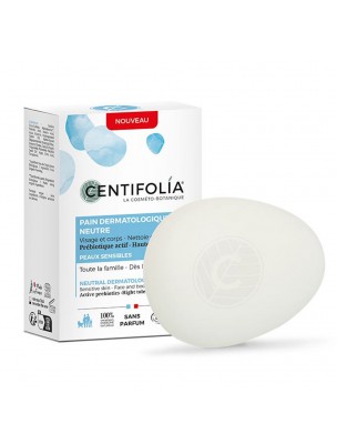 Image de Pain Dermatologique Neutre Bio - Peaux Sensibles 85g - Centifolia depuis Achetez les produits Centifolia à l'herboristerie Louis (3)