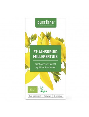 Image de Millepertuis Bio - Joie de Vivre 120 gélules - Purasana via Griffonia plus Millepertuis - Solaray 30 capsules