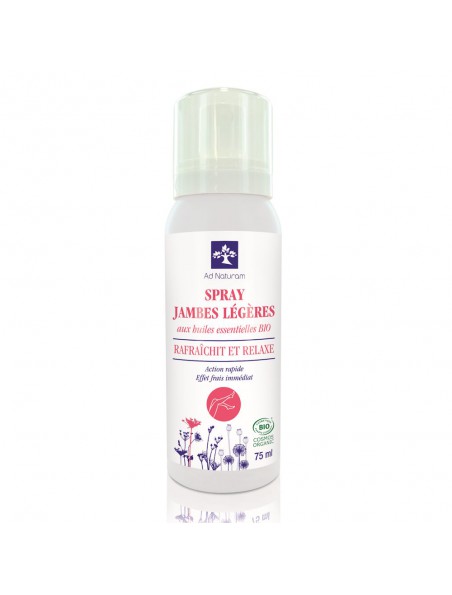 Achetez Spray Jambes Légères Bio - Circulation 75 ml - Ad Naturam à l'herboristerie Louis Image principale de Spray Jambes Légères Bio - Circulation 75 ml - Ad Naturam