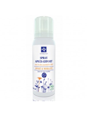 Image de Spray Après-Effort Bio - Sport et Mobilité 75 ml - Ad Naturam depuis Sprays à diffuser : votre allié bien-être et santé | 