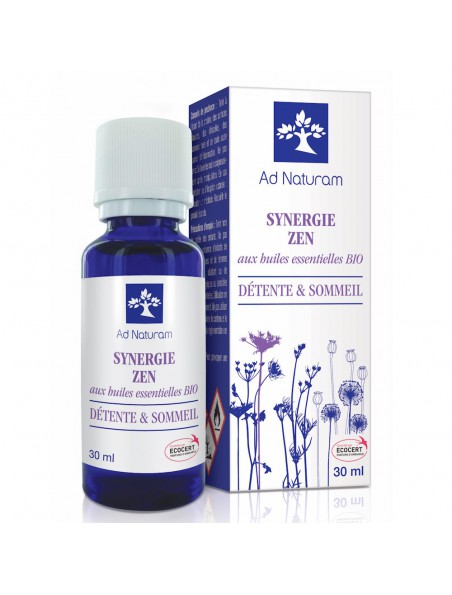 Image principale de Synergie Zen Bio - Complexe pour Diffuseur 30 ml - Ad Naturam